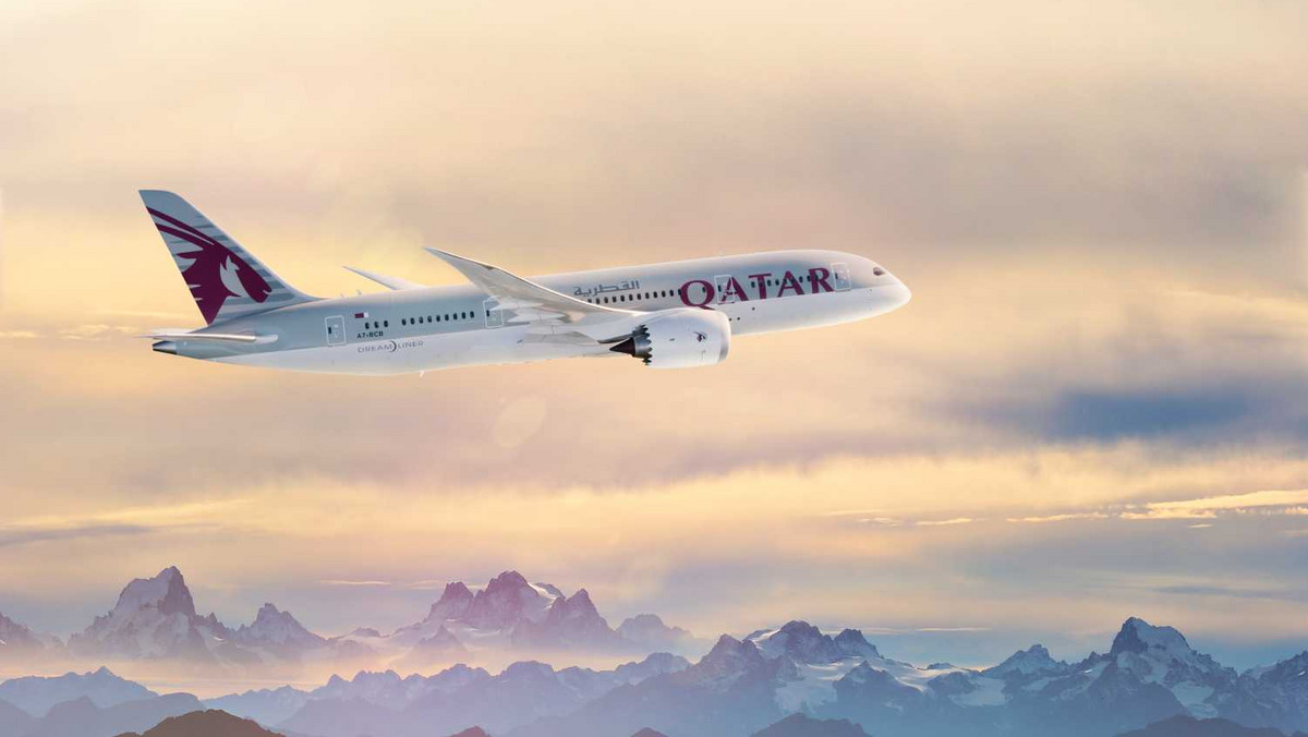 Qatar Airways, które są laureatem wielu nagród, wprowadziły na stałe do rozkładu warszawskiego szerokadłubowy samolot B787 Dreamliner 