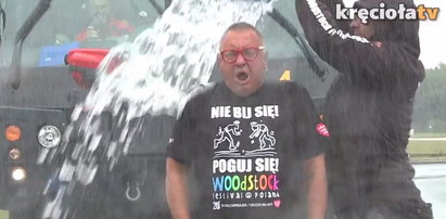 Owsiak zaproponował Pawłowicz... kubeł zimnej wody. Ice Bucket Challenge