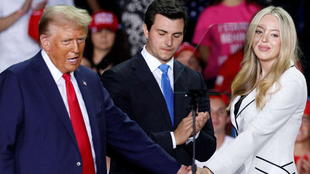 Donald Trump z córką Tiffany Trump