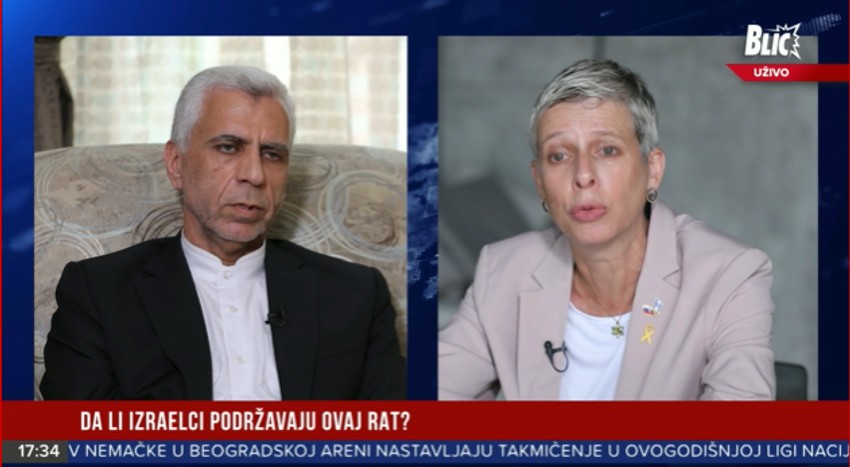 Avivit Bar-Ilan, ambasador Izraela u Srbiji i Mohamad Mahdi Abadi ambasador Irana u Srbiji.