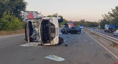 Wypadek busa z Polakami w Bułgarii. Są ranni