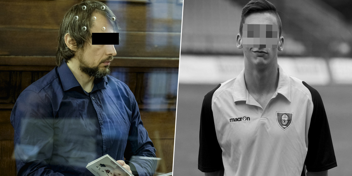 Dariusz N. oskarżony o zabójstwo byłego piłkarza GKS-u Dominika K. (z prawej) może wyjść z aresztu jeśli wpłaci 250 tys. zł.