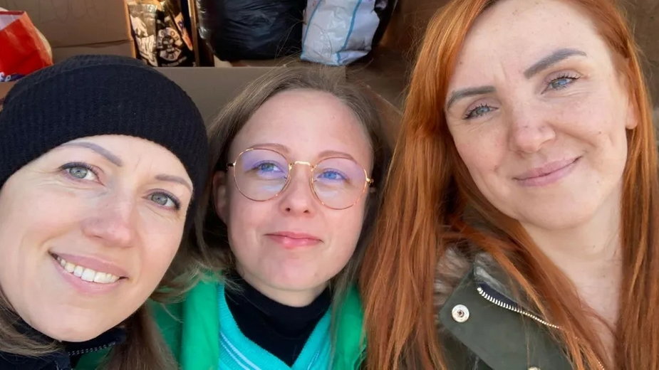 Ewa Porycka, Oksana Kataniuk i Magdalena Benadda