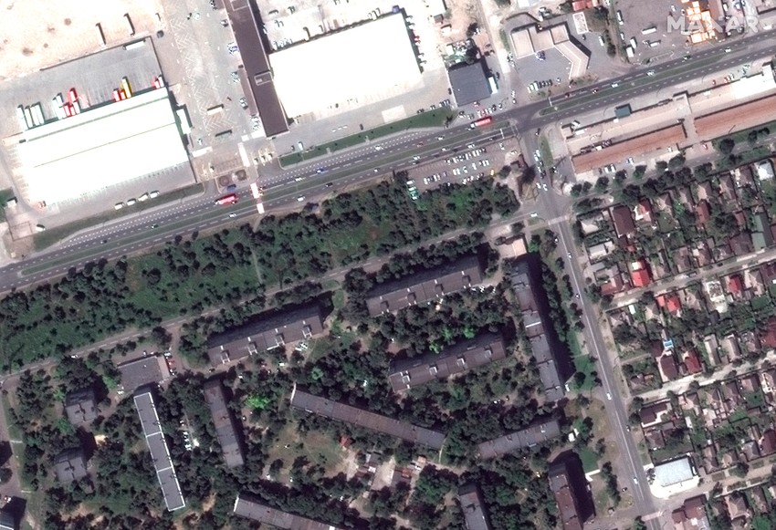 Satelitski snimci Marijupolja