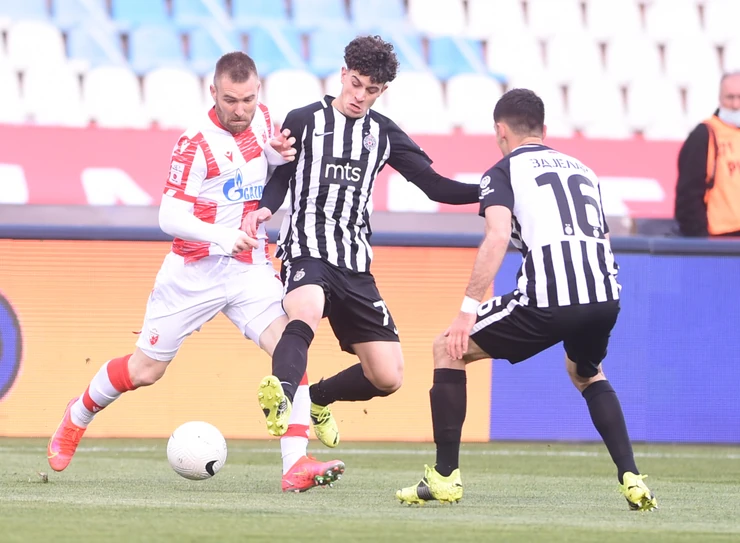 Detalj sa meča FK Crvena zvezda - Partizan