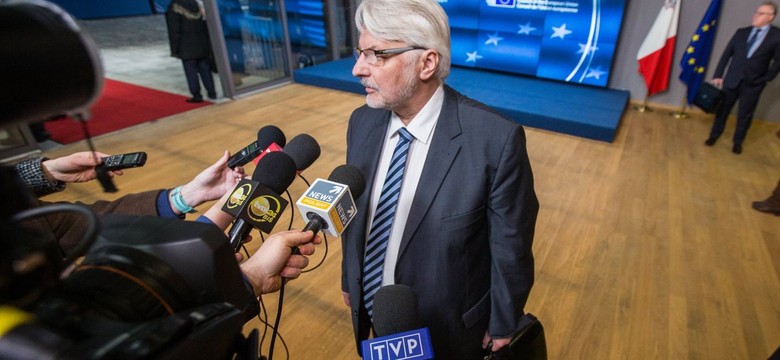 Waszczykowski o negocjacjach ws. szefa Rady Europejskiej: Z Berlina poszła jasna, wyraźna dyrektywa