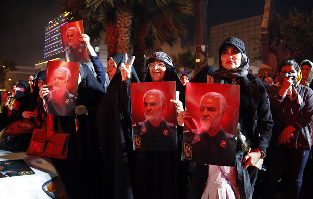 Irańczycy świętują po ataku Hamasu na Izrael