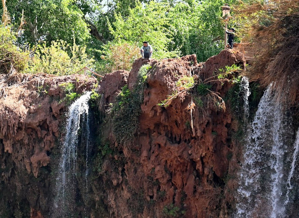 Wodospad Ouzoud - Szallalat Uzud na rzece Wadi Uzud w Maroku