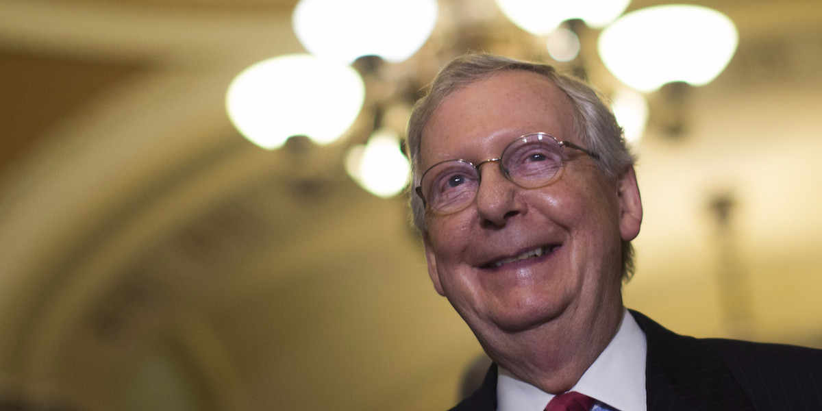 The giant Senate tax bill barely squeaked by a critical test