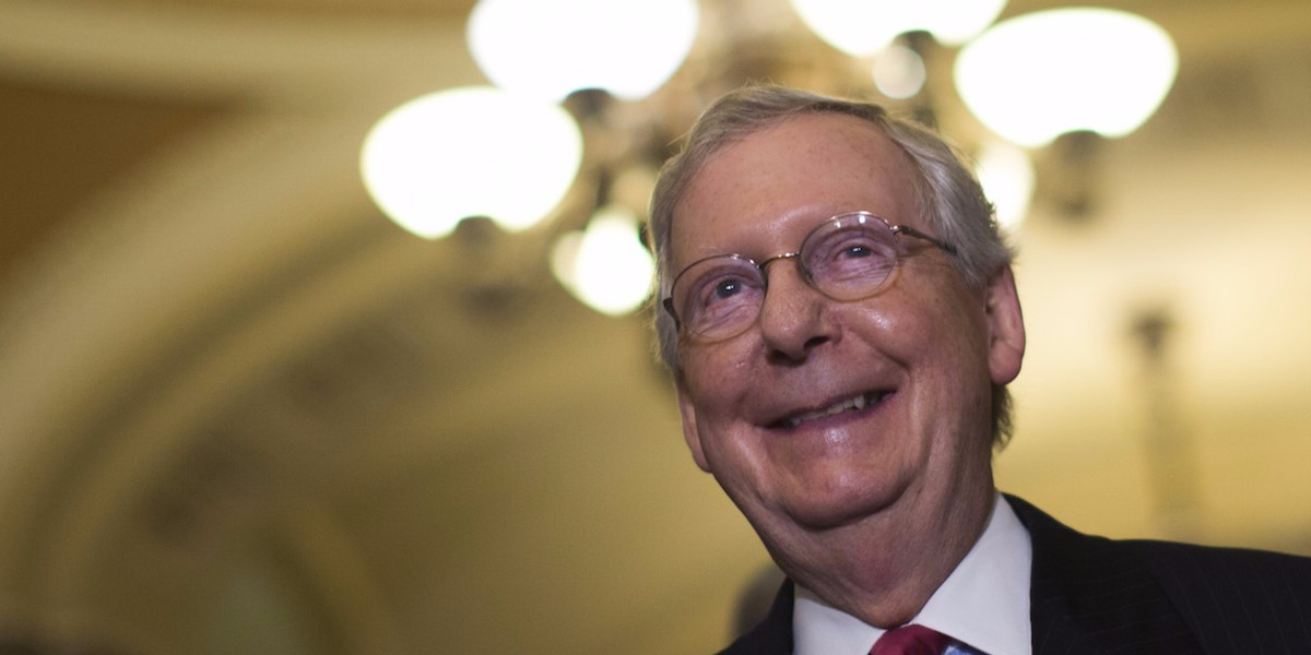 The giant Senate tax bill barely squeaked by a critical test