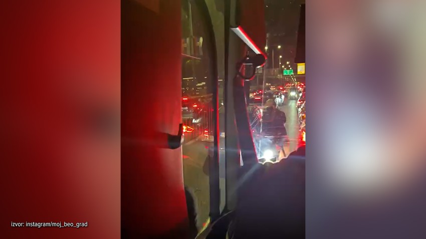 Scena pred sukob na mostu Gazela