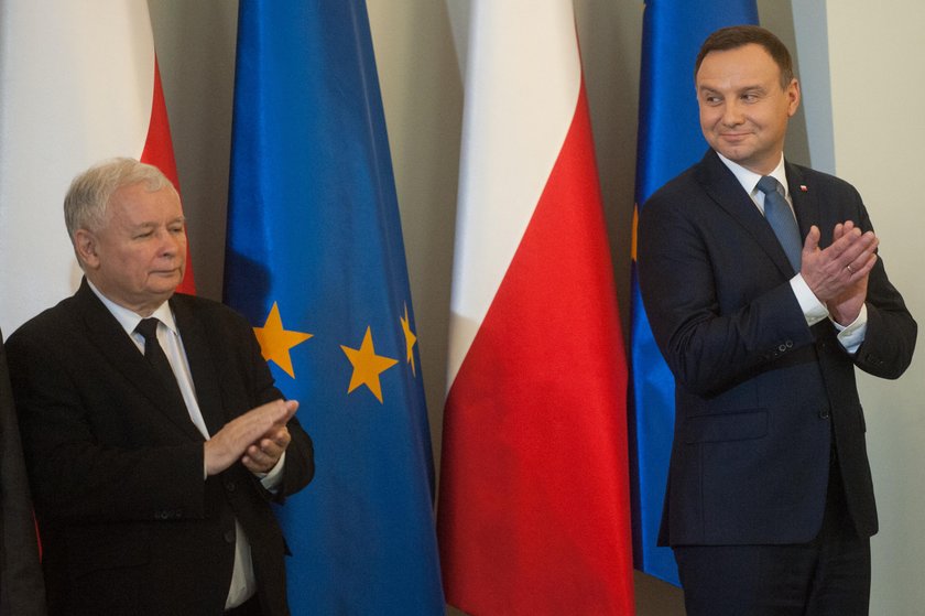 Jarosław Kaczyński i Andrzej Duda