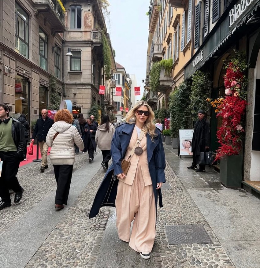 Kristina Radenković, objava iz Italije