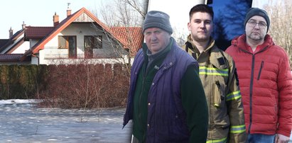 Ludzie uwięzieni w domach, uczniów wożą strażacy. Byliśmy we wsi odciętej od świata