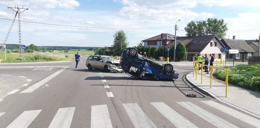 Wypadek w Knyszynie. Cztery osoby zostały ranne