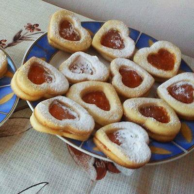 Mini linzer szivecskék