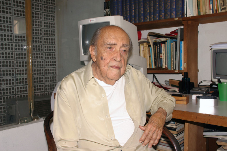 Oscar Niemeyer w maju 2005 roku