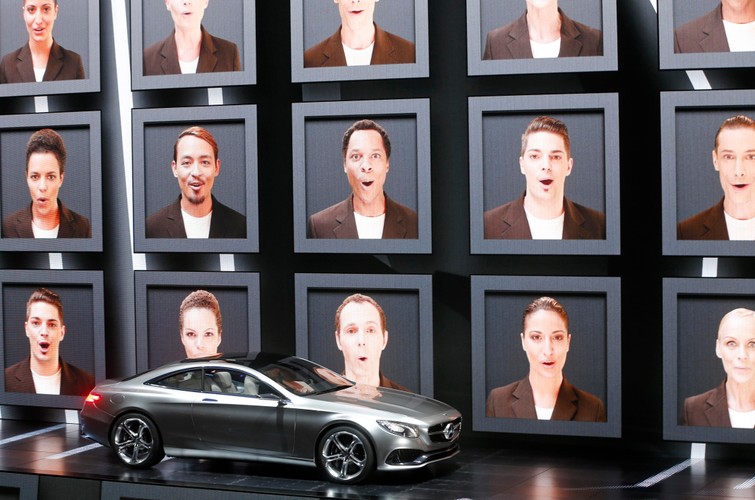 Prototypowy mercedes klasy S coupe