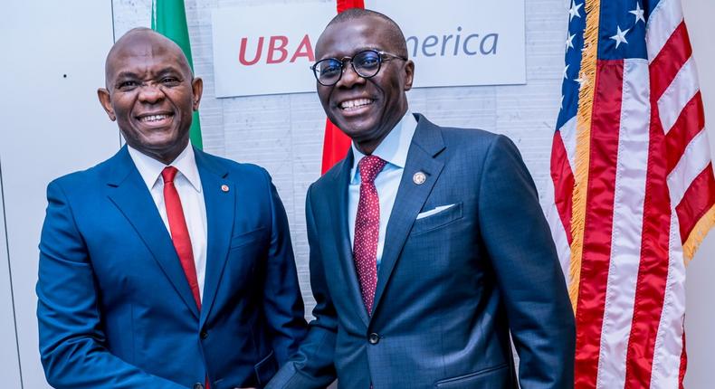 Tony Elumelu and Gov. Sanwo-Olu