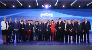 Trzaskowski, Mroczek, Budka i Brejza w 'gabinecie cieni' PO