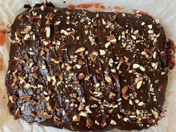 Kakaovo cuketový perník.