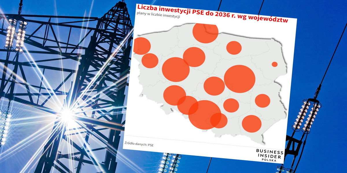 Większość inwestycji w infrastrukturę energetyczną ma być przeprowadzona na Śląsku, ale nowe linie energetyczne powstaną głównie na Pomorzu