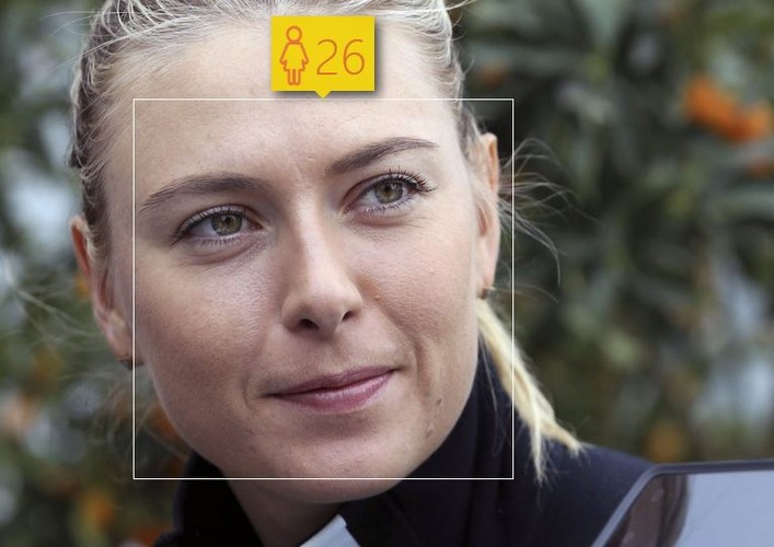 Maria Szarapowa i jej wiek według How-Old.net