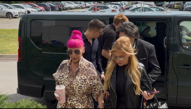 Zorica Brunclik i Kemiš na snimanju "Pinkovih zvezda"