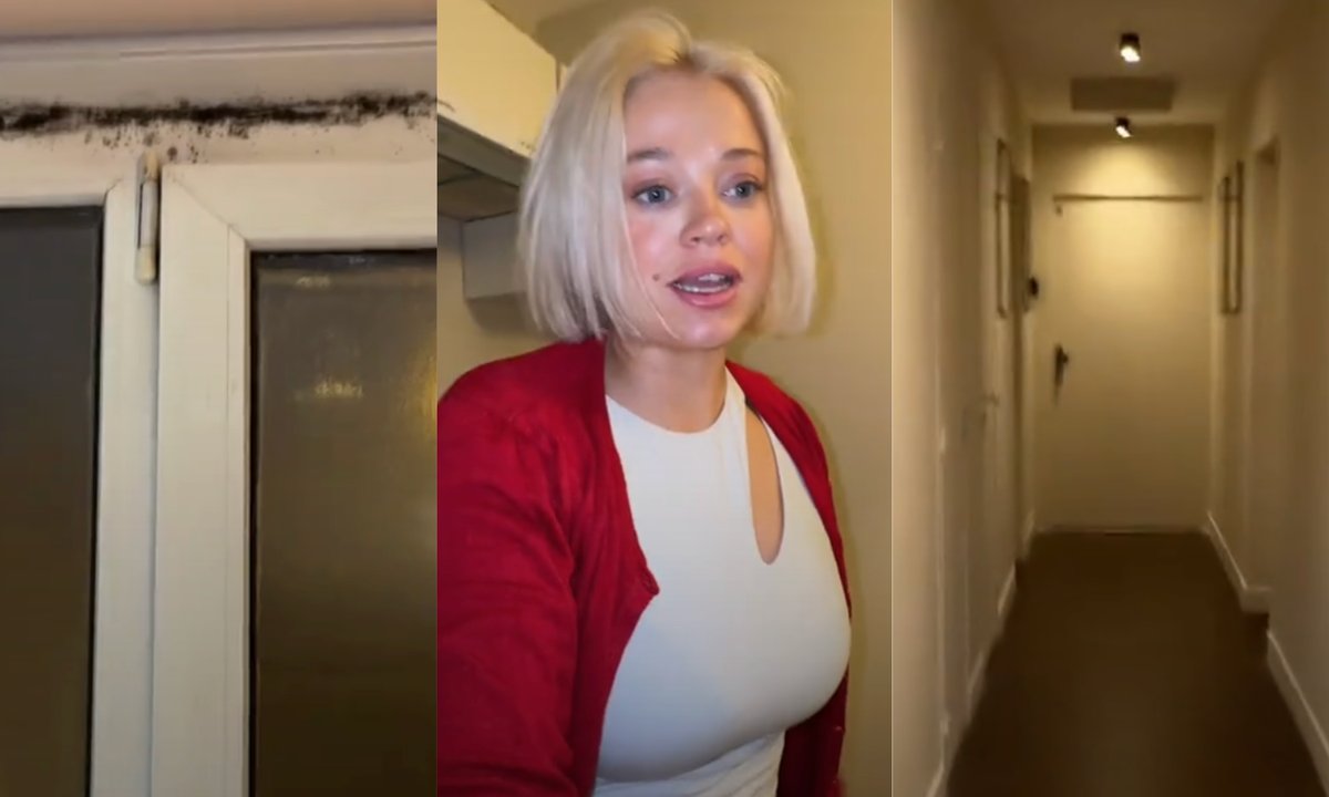 Pokazała "koszmar paryskiego Airbnb". "Chyba zatruję się pleśnią" [wideo]
