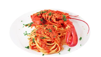 Spaghetti z homarem