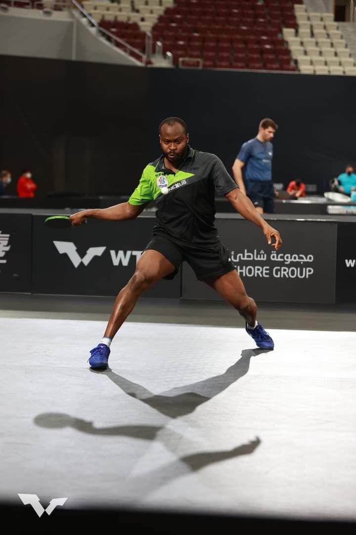 The current Nigerian and African number 1, Quadri Aruna.