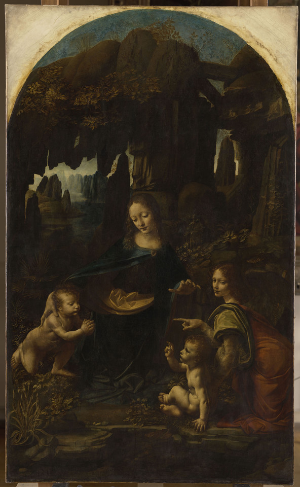 Leonardi da Vinci, "Madonna w grocie"