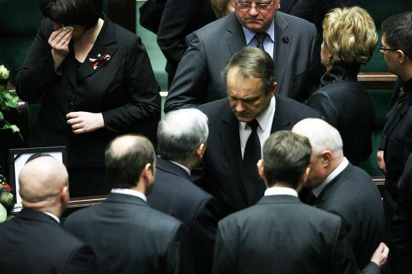 Sejm. Prezes PiS odbiera kondolencje