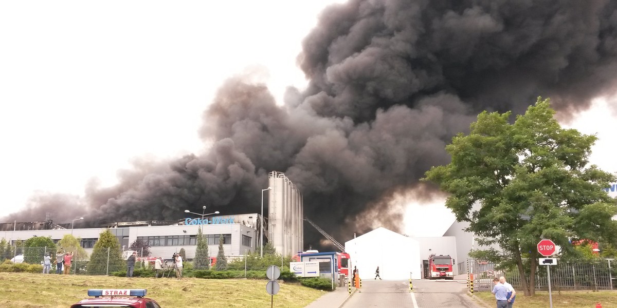 Pożar przy dabrowskiego