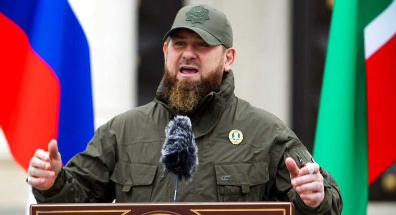 Ramzan Kadyrov, Chechnya's regional leader, in February.