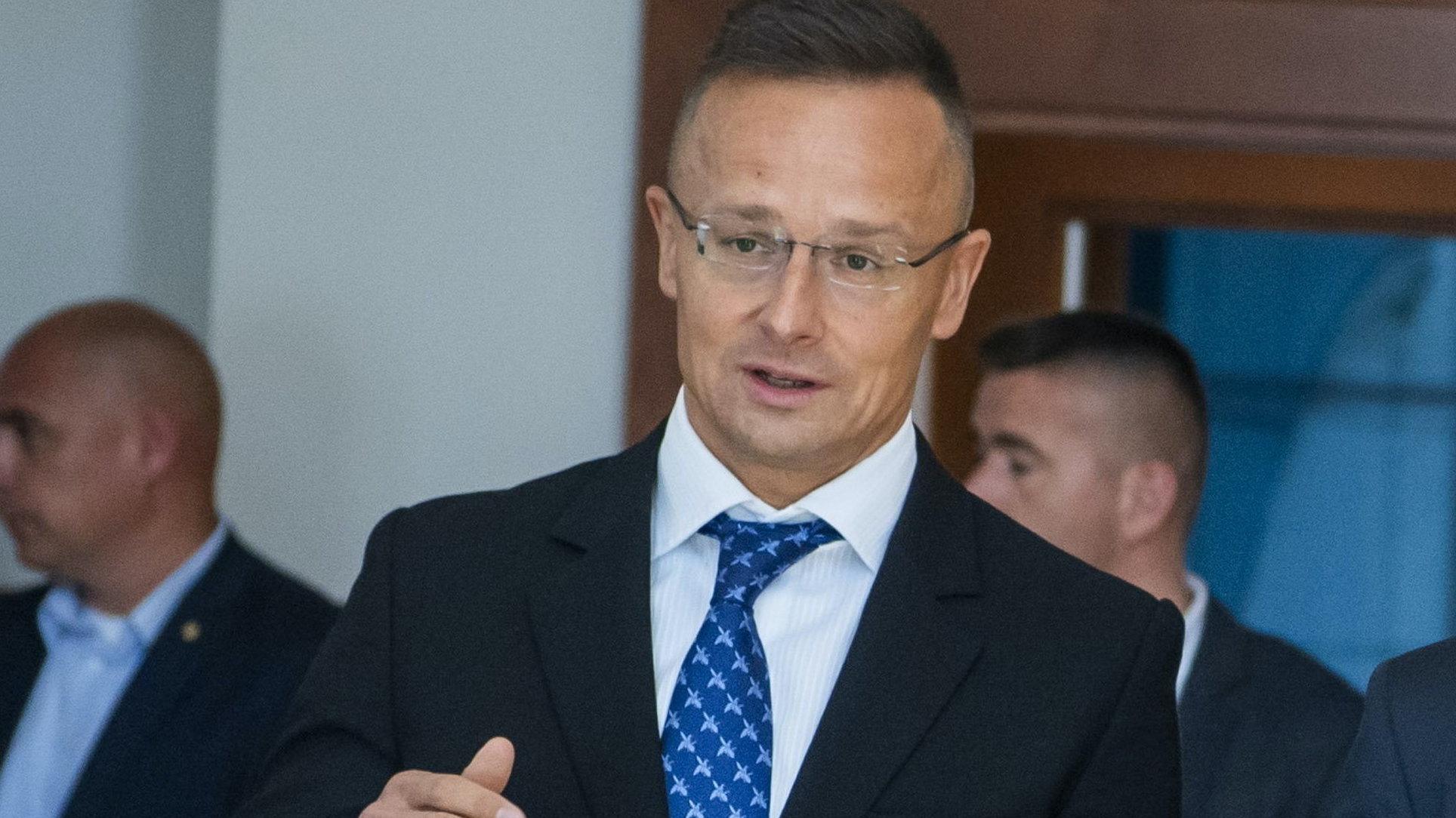 Šéf maďarskej diplomacie Péter Szijjártó.