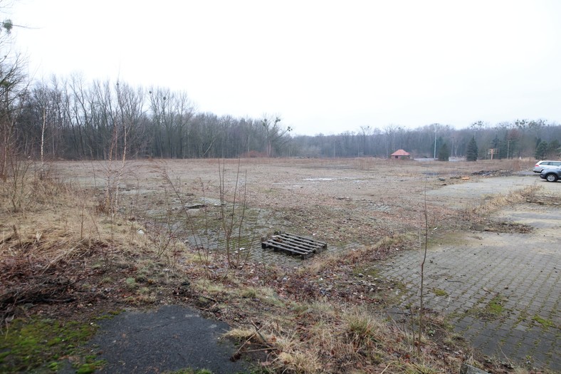 28.01.2024. Teren gdzie znajdowały się hale Międzynarodowych Targów Katowickich