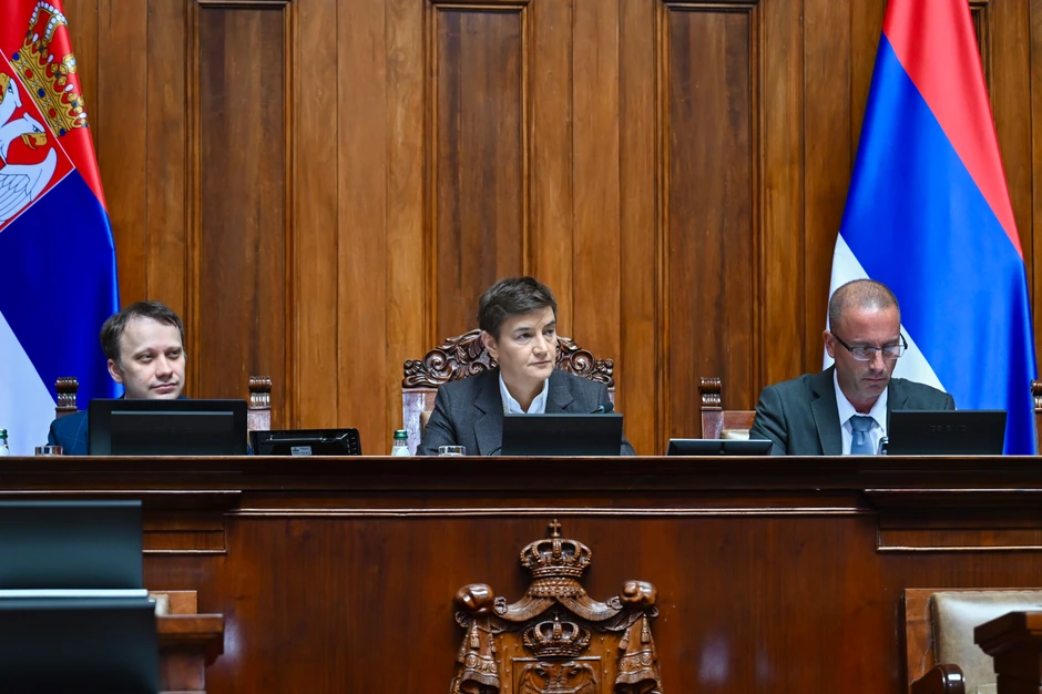 Ana Brnabić, Sednica Skupštine