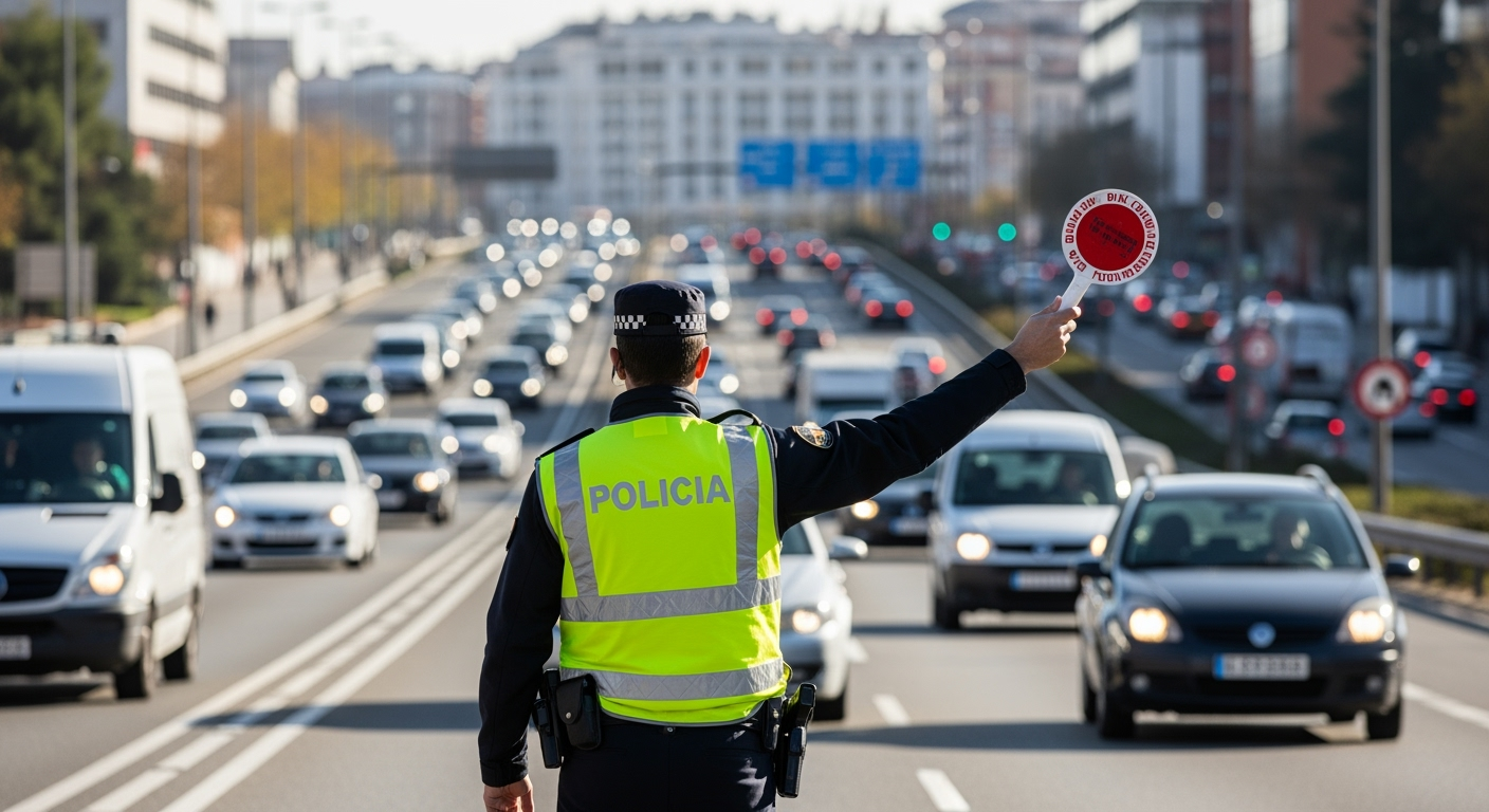 Usar el móvil al volante: 3.283 multas de 200€ y 6 puntos en una semana