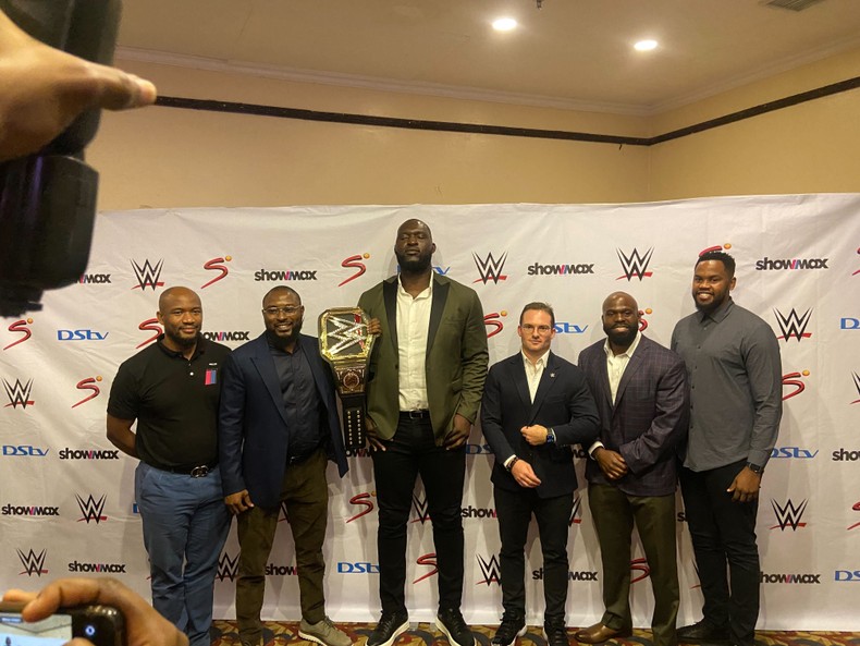 WWE and Multichoice Group at Press conference at the Sheraton Hotel, Ikeja Lagos on November 8, 2022