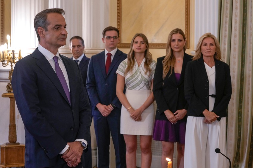 Kirijakos Micotakis nakon polaganja zakletve u Atini 26. juna