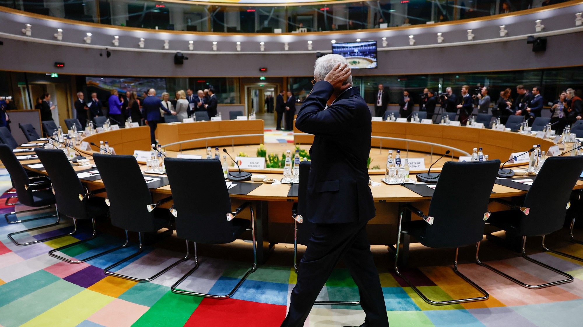 Lídri EÚ sa stretli v Bruseli, aby rokovali o Ukrajine a európskej obrane, REUTERS/Christian Hartmann
