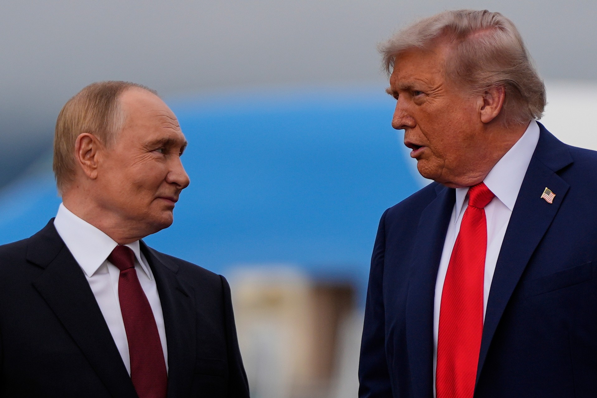 Vladimir Putin a Donald Trump.