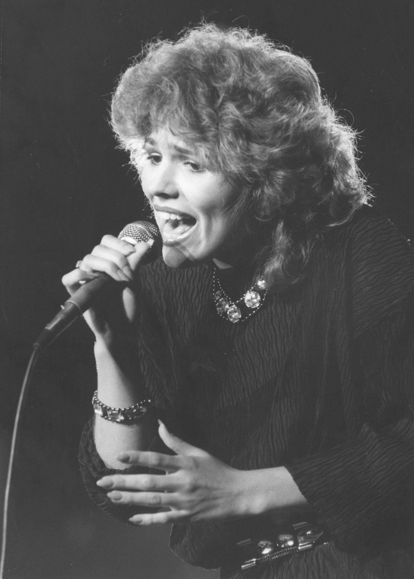 Anna Jurksztowicz w Opolu w 1985 r.
