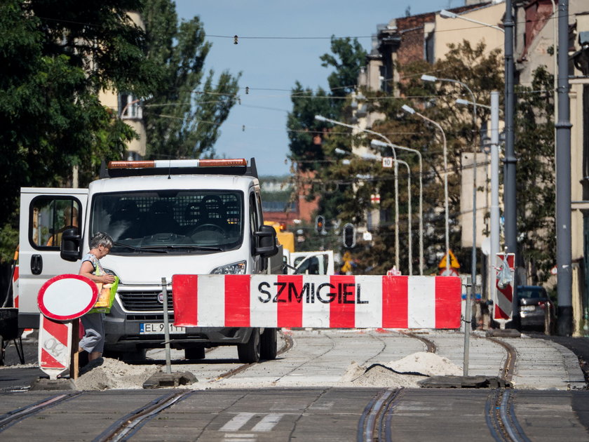 Ulica Gdańska w remoncie 