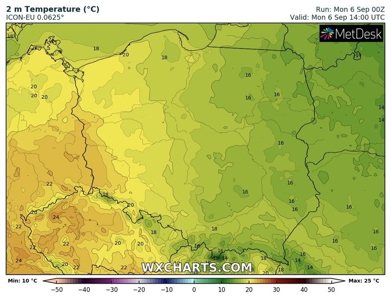 Na zachodzie temperatura przekroczy dziś 20 st. C