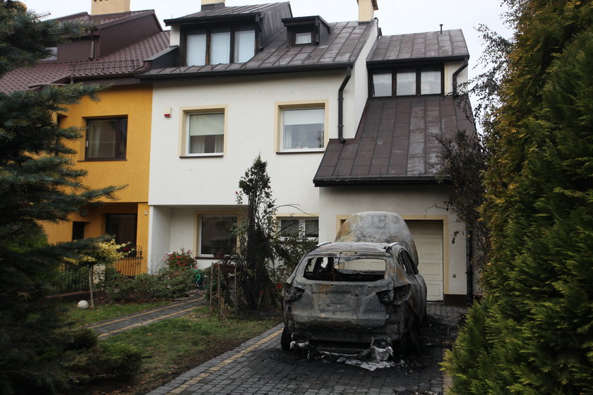 Podpalenie przy ul. Raciborskiego