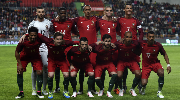 Portugália a csoport favoritja/Fotó: AFP