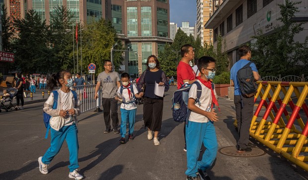Kina, škola, deca