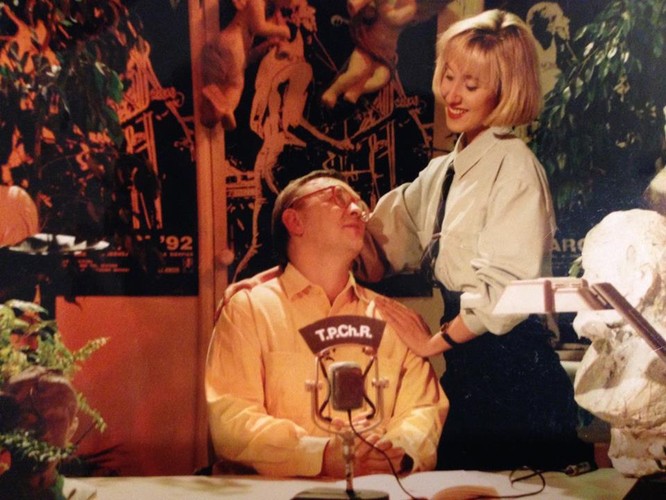 Jerzy Owsiak i Agata Młynarska